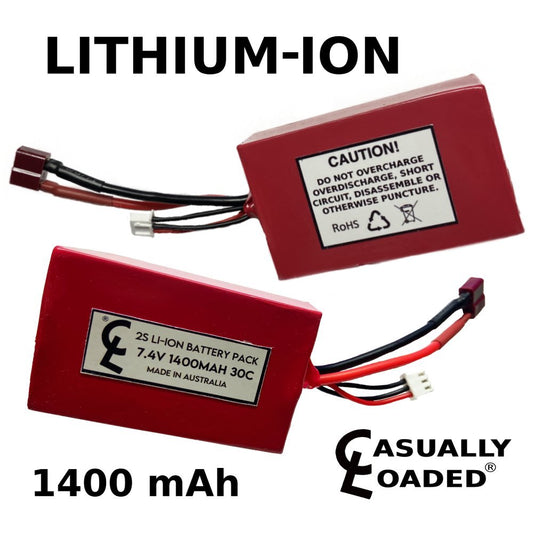 2s lithium ion hobby battery pack 